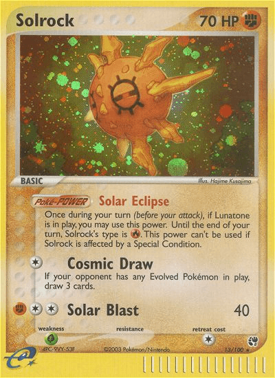 Carta Pokémon Solrock 13