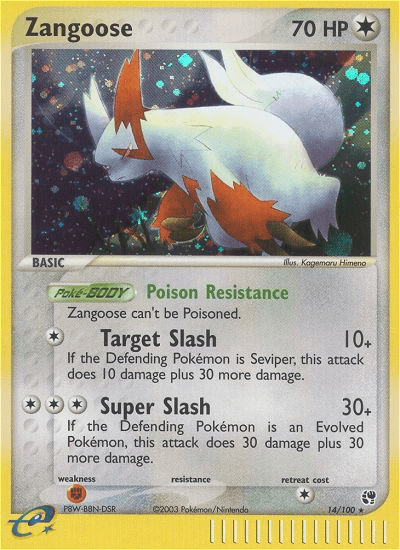 Carta Pokémon Zangoose 14