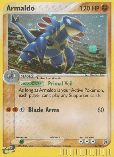Carta Pokémon Armaldo 1