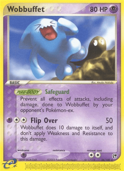 Carta Pokémon Wobbuffet 26