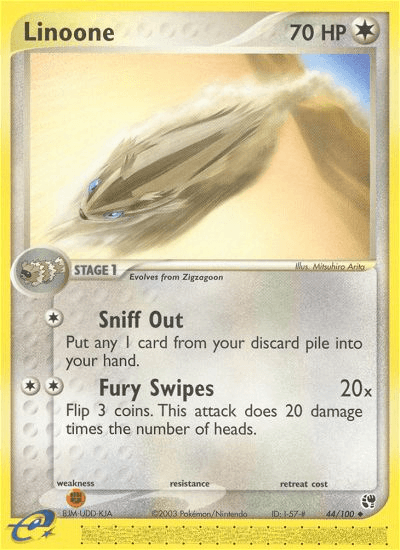 Carta Pokémon Linoone 44