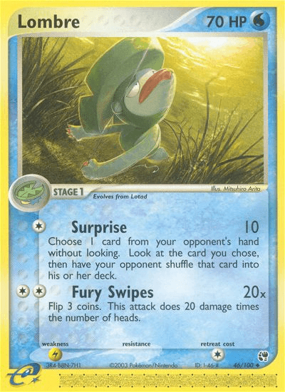Carta Pokémon Lombre 46