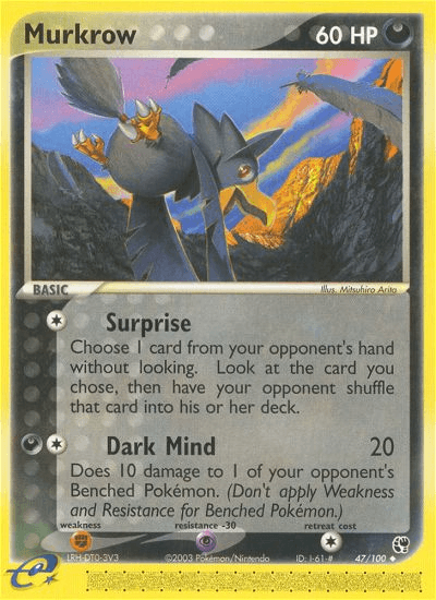 Carta Pokémon Murkrow 47