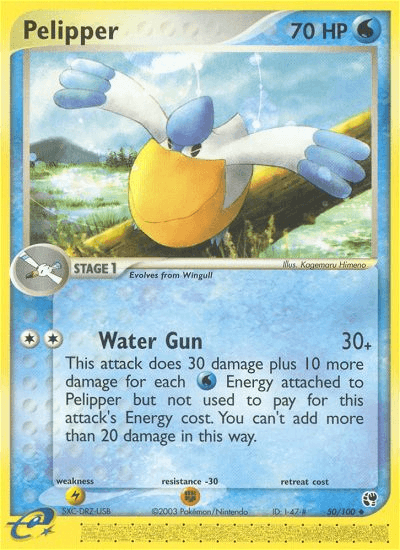 Carta Pokémon Pelipper 50