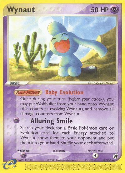 Carta Pokémon Wynaut 54