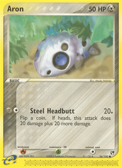 Carta Pokémon Aron 56