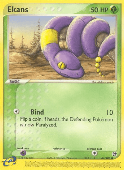 Carta Pokémon Ekans 64