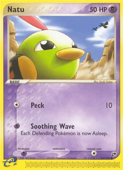 Carta Pokémon Natu 69