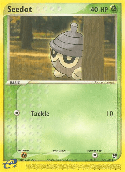 Carta Pokémon Seedot 77