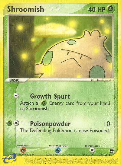 Carta Pokémon Shroomish 78