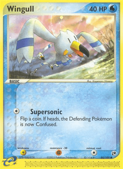 Carta Pokémon Wingull 84