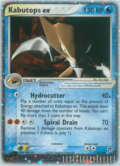 Carta Pokémon Kabutops ex 97