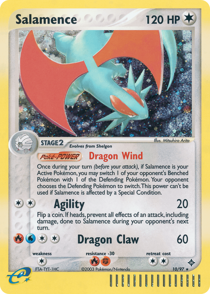 Carta Pokémon Salamence 10