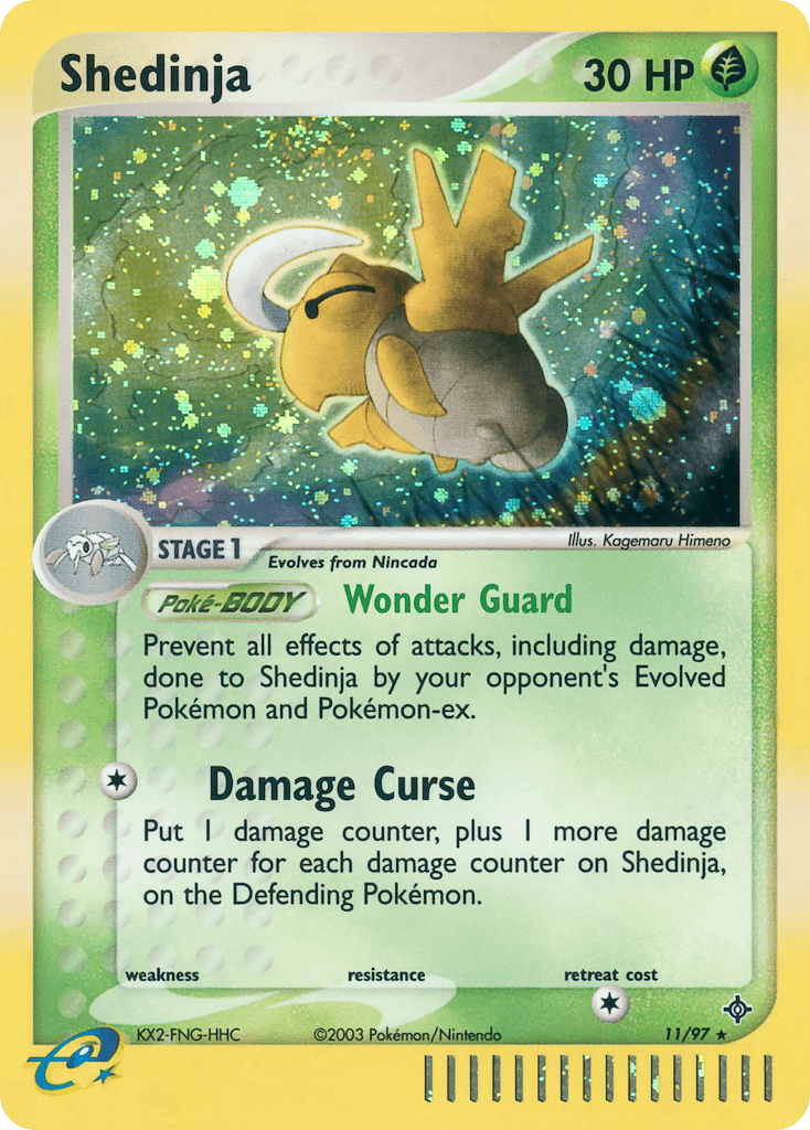 Carta Pokémon Shedinja 11