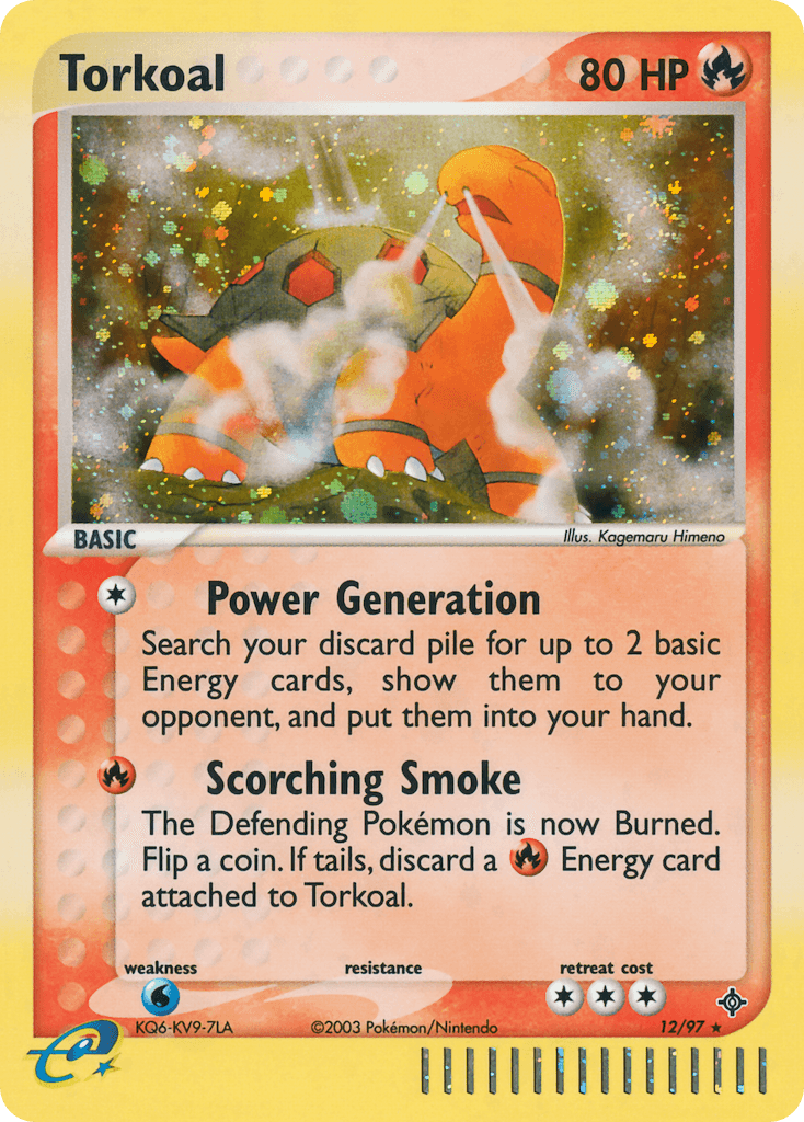 Carta Pokémon Torkoal 12