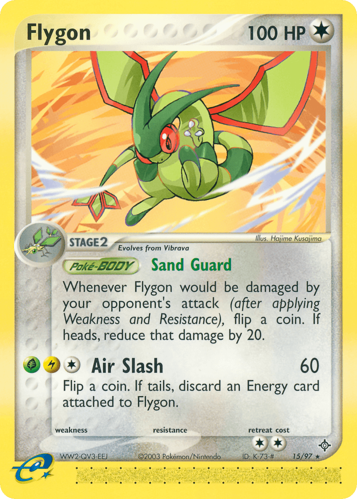 Carta Pokémon Flygon 15