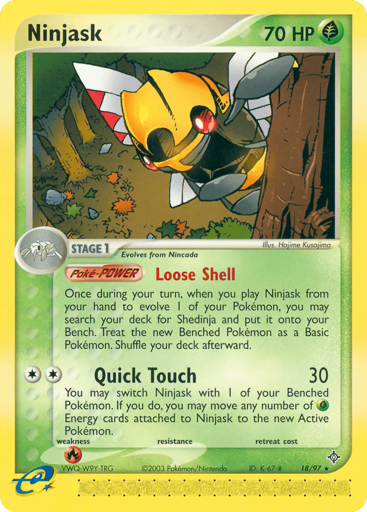 Carta Pokémon Ninjask 18
