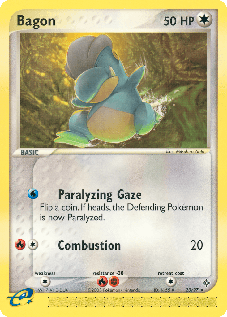 Carta Pokémon Bagon 23