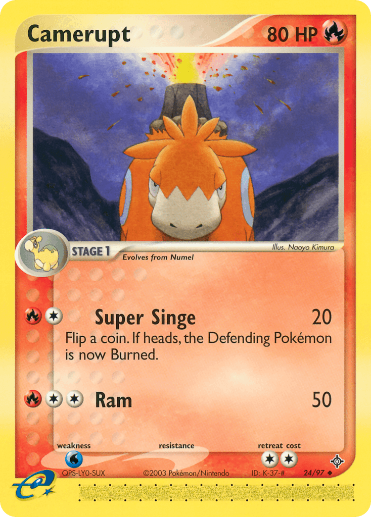 Carta Pokémon Camerupt 24