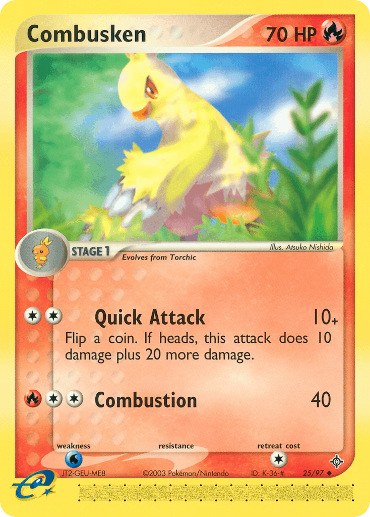 Carta Pokémon Combusken 25