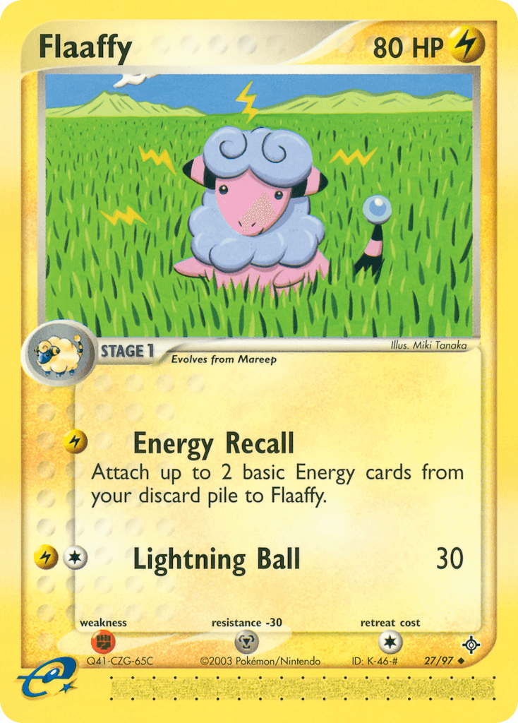 Carta Pokémon Flaaffy 27
