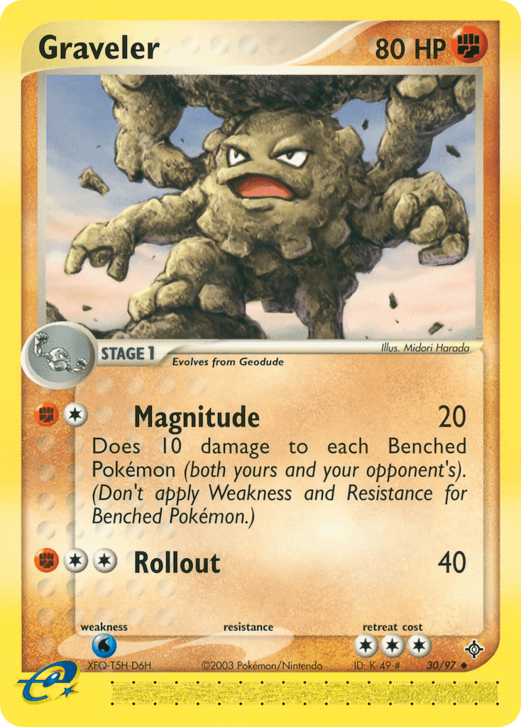 Carta Pokémon Graveler 30
