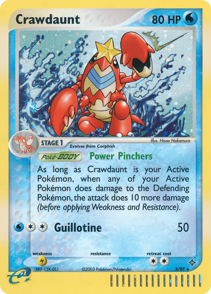 Carta Pokémon Crawdaunt 3