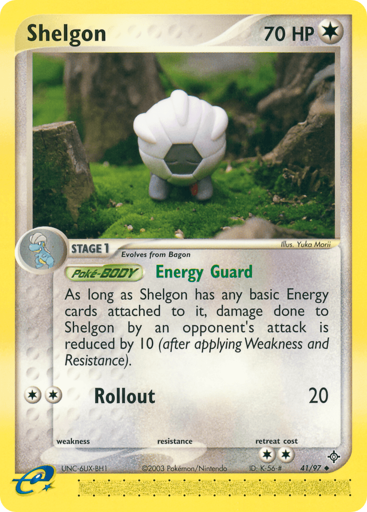 Carta Pokémon Shelgon 41