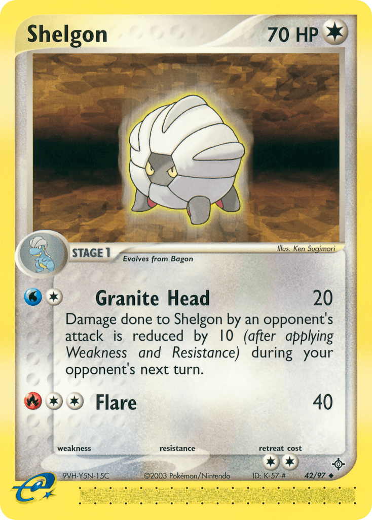 Carta Pokémon Shelgon 42