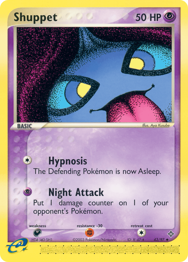Carta Pokémon Shuppet 43