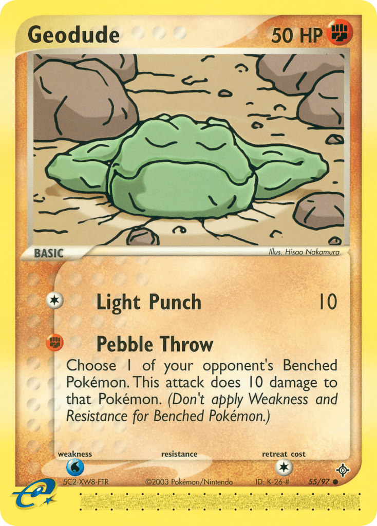 Carta Pokémon Geodude 55