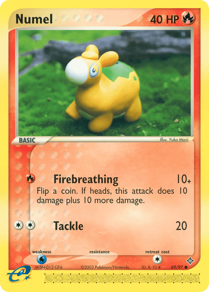 Carta Pokémon Numel 69