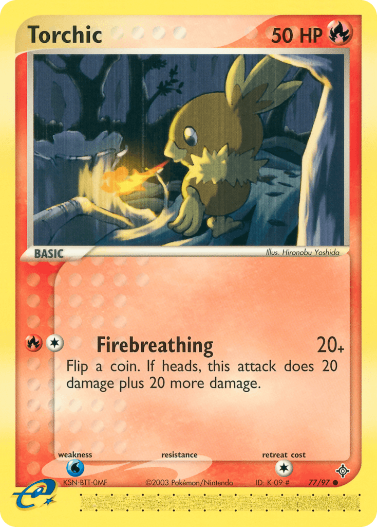 Carta Pokémon Torchic 77