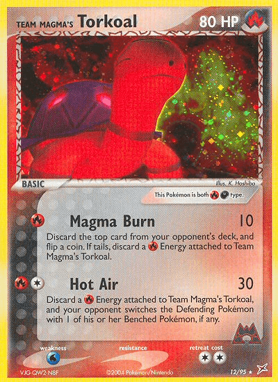 Carta Pokémon Team Magma's Torkoal 12