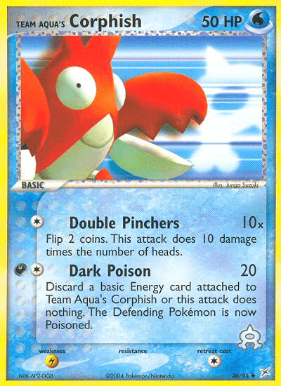 Carta Pokémon Team Aqua's Corphish