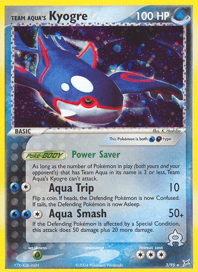 Carta Pokémon Team Aqua's Kyogre 3