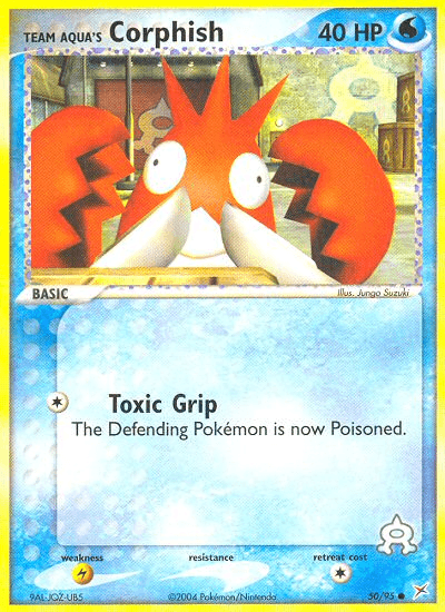 Carta Pokémon Team Aqua's Corphish