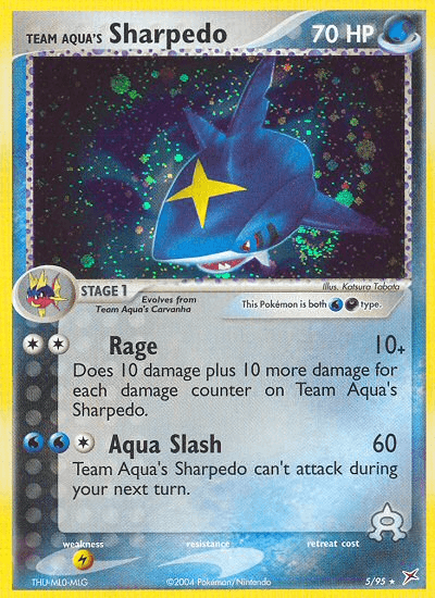 Carta Pokémon Team Aqua's Sharpedo 5