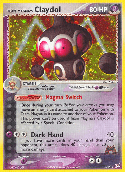 Carta Pokémon Team Magma's Claydol 8