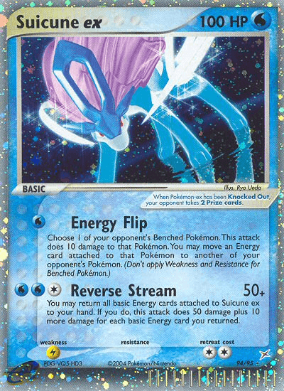 Carta Pokémon Suicune ex 94
