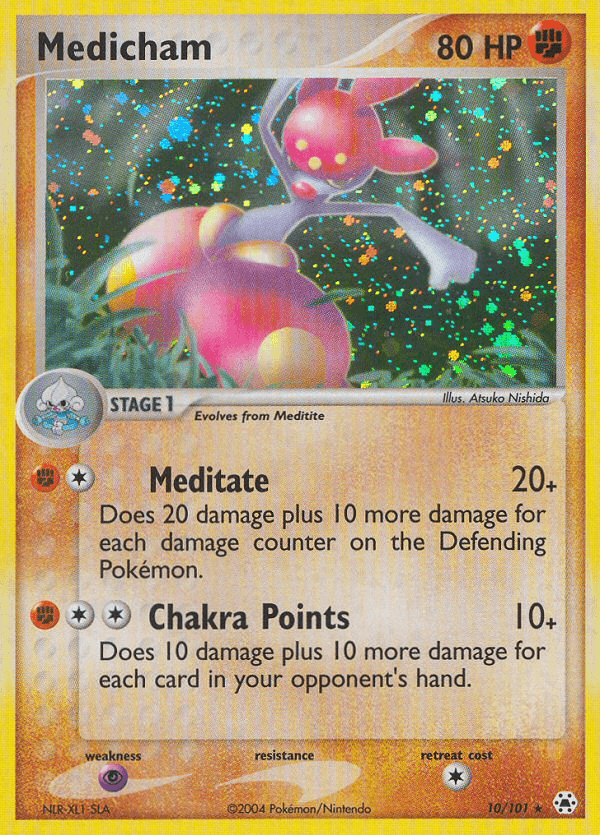 Carta Pokémon Medicham 10