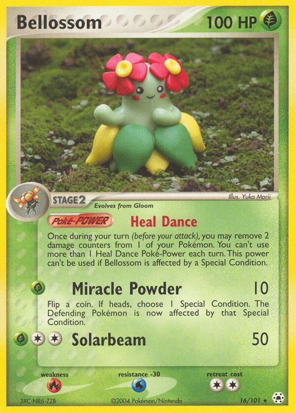 Carta Pokémon Bellossom 16