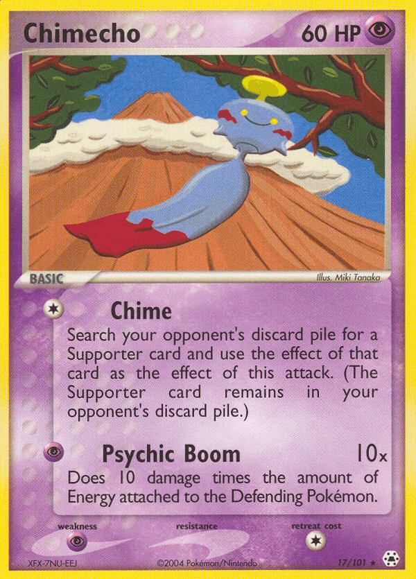 Carta Pokémon Chimecho 17