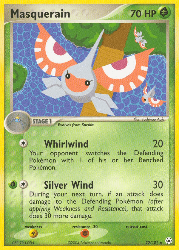 Carta Pokémon Masquerain 20