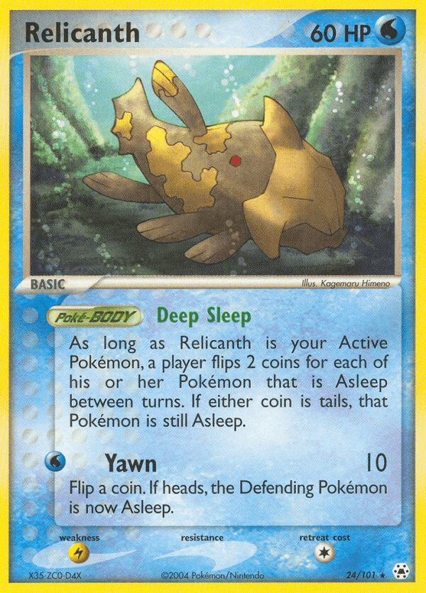 Carta Pokémon Relicanth 24
