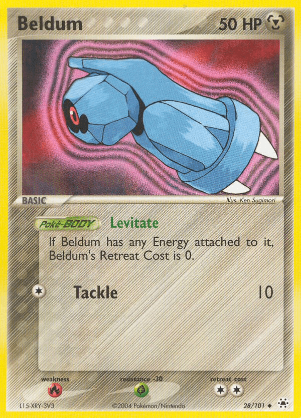 Carta Pokémon Beldum 28