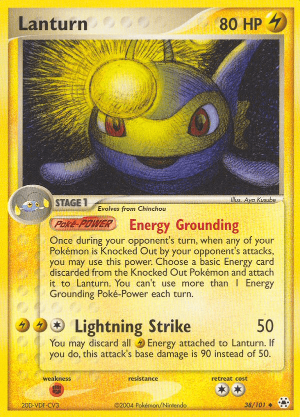 Carta Pokémon Lanturn 38