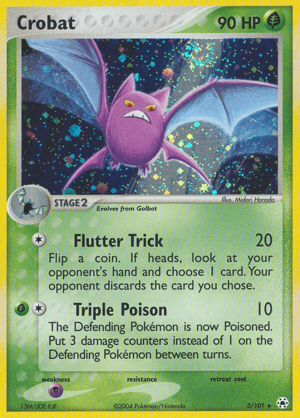 Carta Pokémon Crobat 3