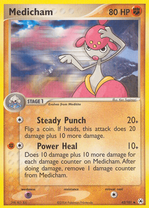 Carta Pokémon Medicham 42