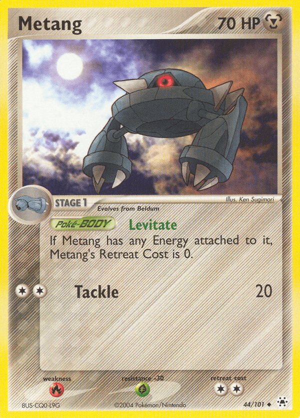 Carta Pokémon Metang 44